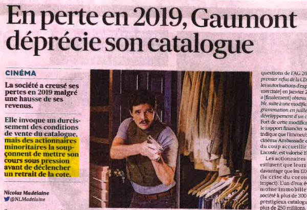 Gaumont_Les Echos 12.03.2020 - ''pertes gonflées''.png