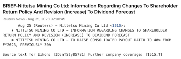 Nittetsu Mining - changement politique dividende 25.08.2023.png